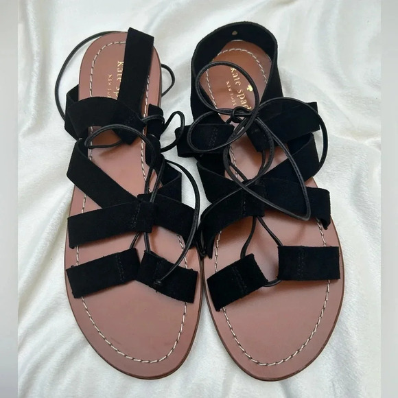 Kate Spade Suno Gladiator Sandals in Black - Picture 6 of 9